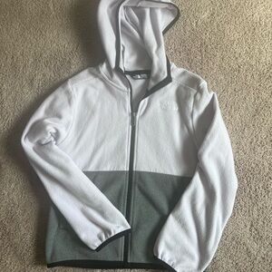 The North Face Pale Purple and Gray Fleece Jacket